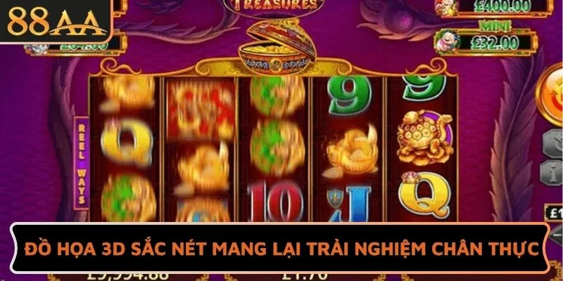 Đồ họa 3D cực kỳ sắc nét mang lại trải nghiệm chân thực