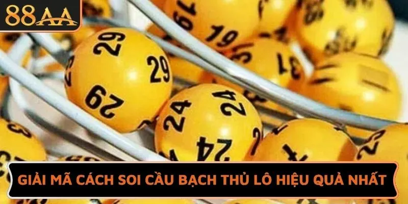 Giải mã cách soi cầu bạch thủ lô hiệu quả nhất