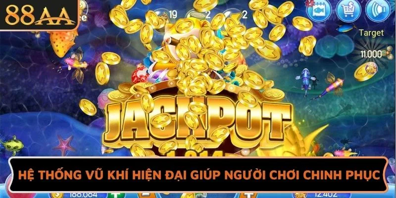 Hệ thống vũ khí hiện đại giúp người chơi chinh phục mọi mục tiêu