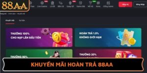 Khuyến Mãi Hoàn Trả 88AA – Hoàn Tiền Cực Đỉnh, Cực Khủng