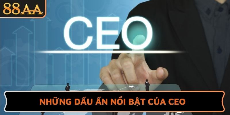 Những dấu ấn nổi bật của CEO
